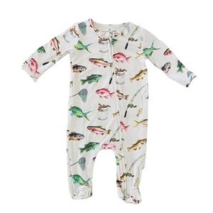 Caden Lane Gone Fishing Sleeper 0-3M
